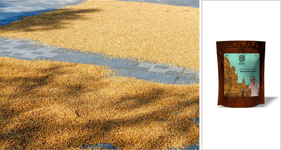 The perfect blend of nutrition and taste- Sharbati Wheat