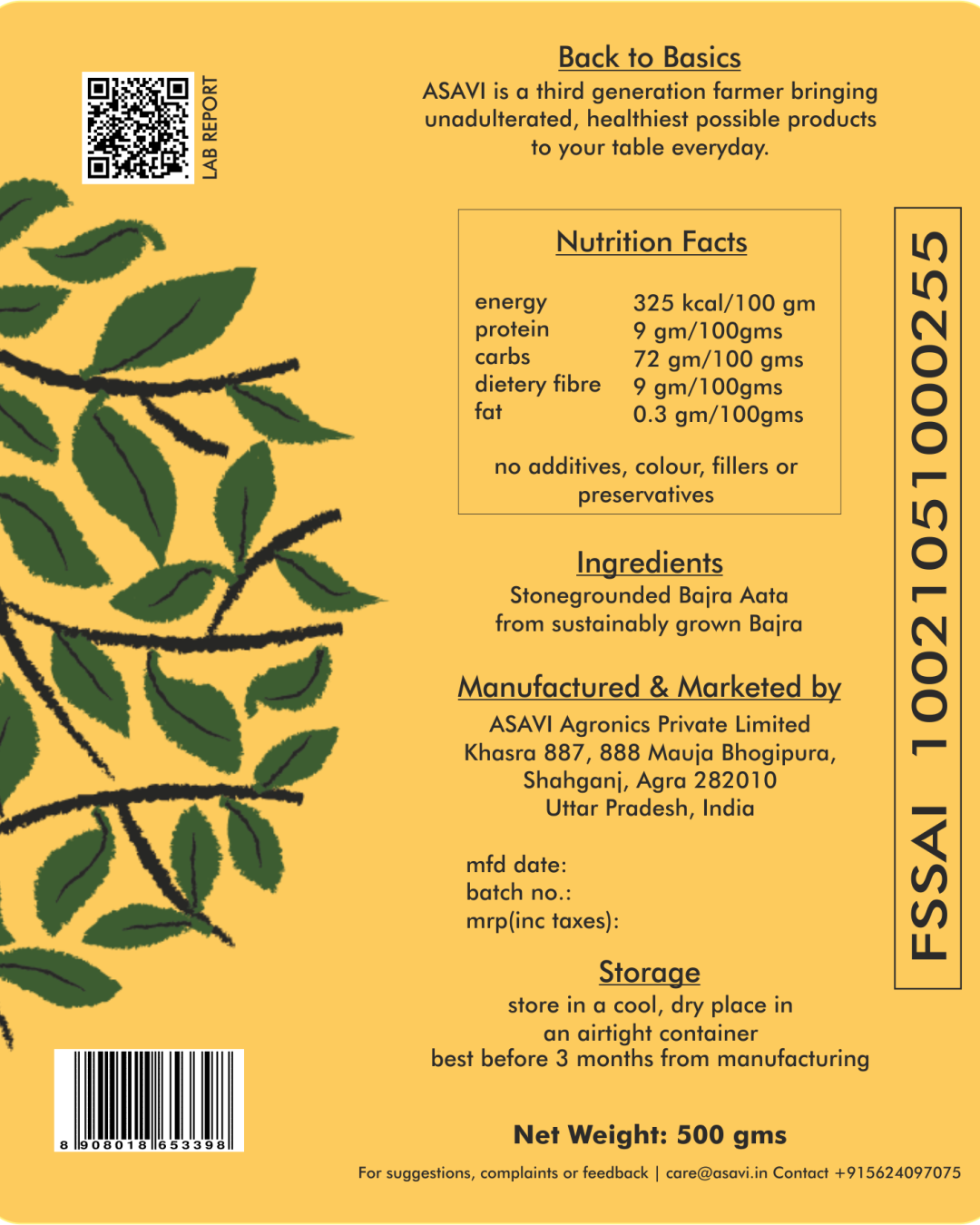 Stone Ground Bajra Flour | Ancient Nutrition, Sustained Energy