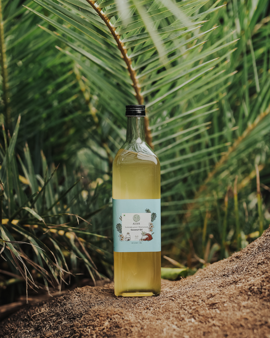 Wood Pressed Coconut Oil I Single Filtered I Unrefined & High in Fiber