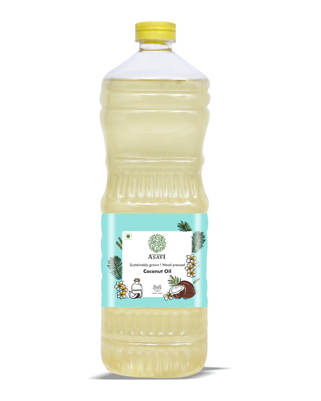 Wood Pressed Coconut Oil I Single Filtered I Unrefined & High in Fiber