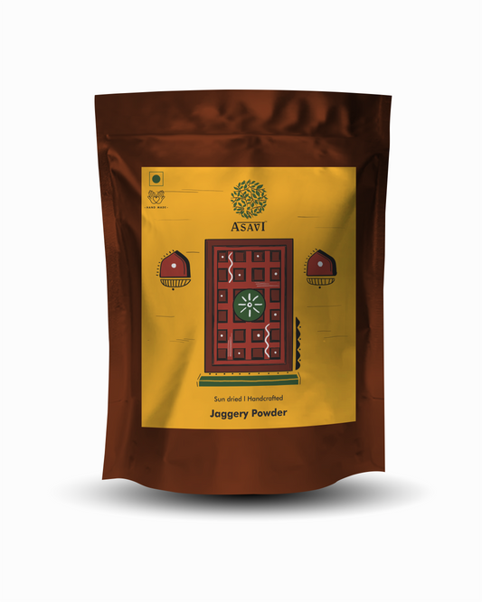 Artisanal Sugarcane Jaggery Powder | Pure, Sulphur-Free Ancient Heritage Sweetener | Pack of 1 x 500g