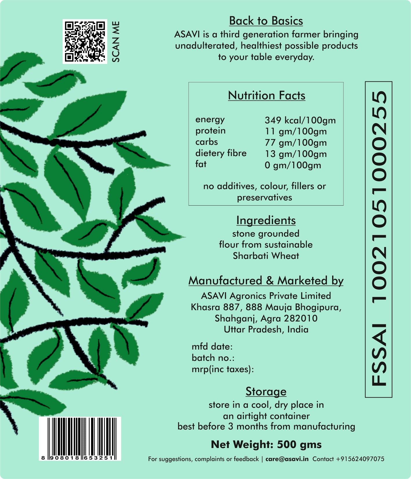 Stone Ground Sharbati Wheat Flour I The Softest Flour of India