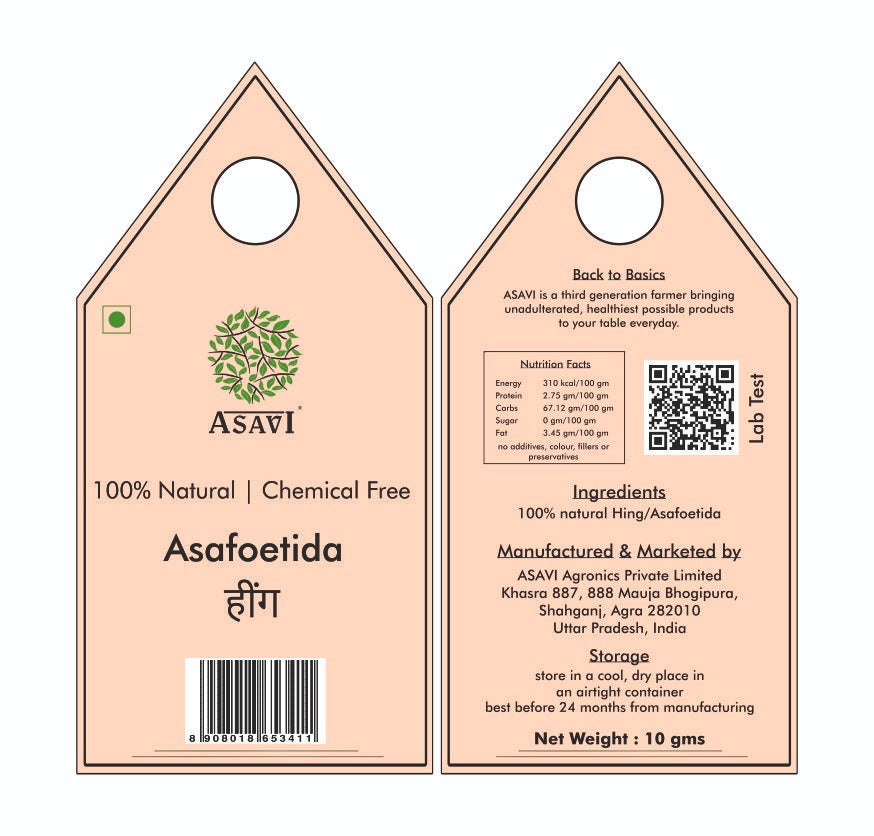 100% Natural Handcrafted Hing (Asafoetida)