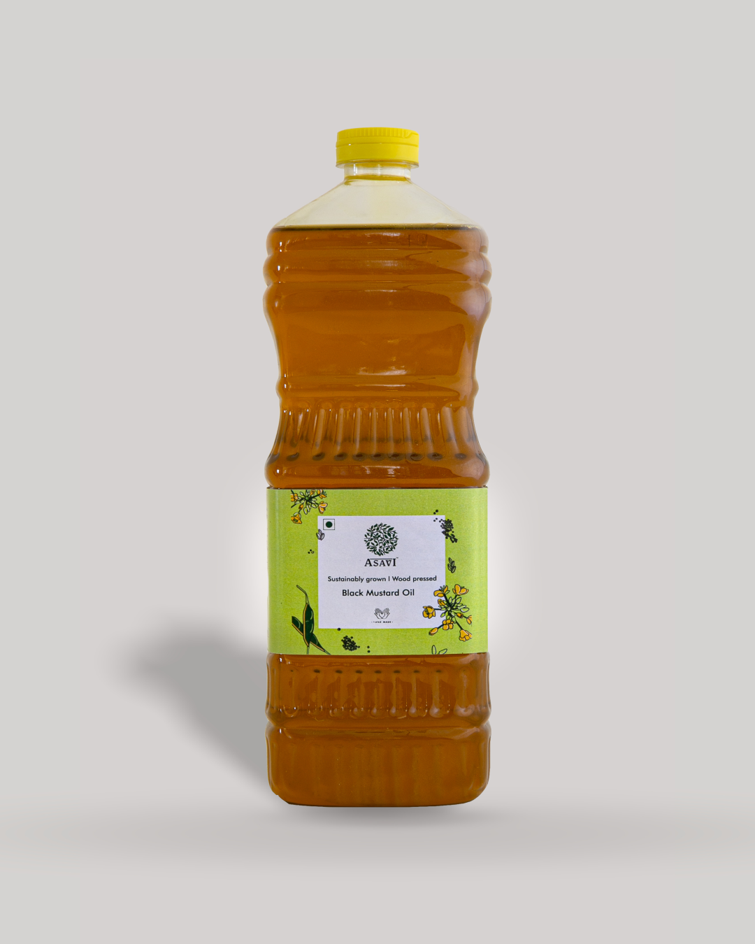 Wood Pressed Black Mustard Oil I Single Filtered & High in Fiber I Unrefined