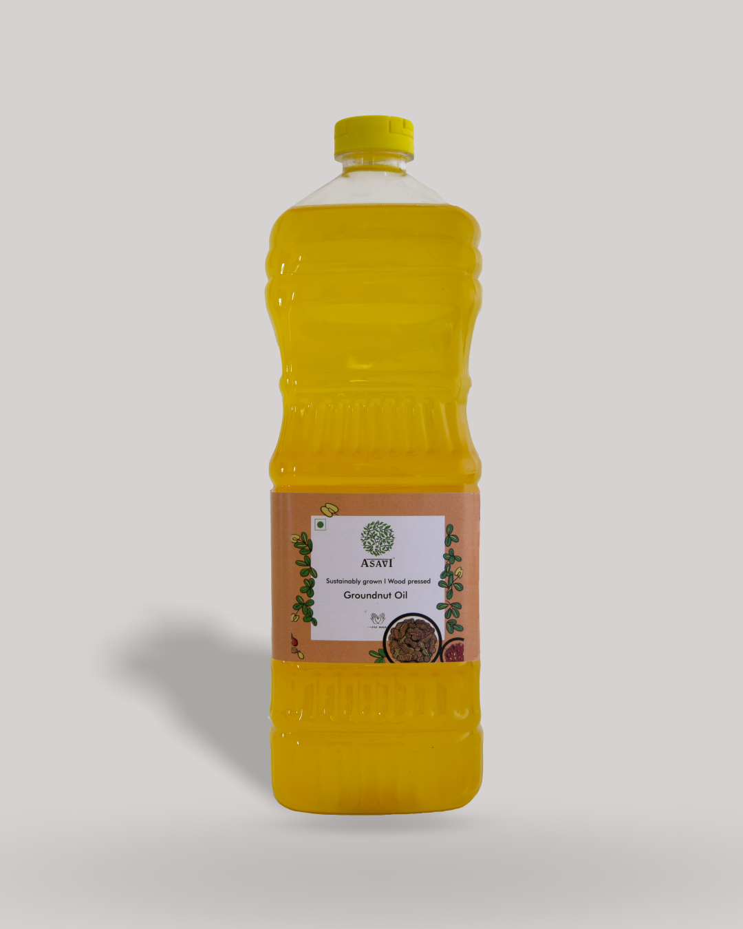 Wood Pressed Peanut Oil I Single Filtered I Unrefined & High in Fiber