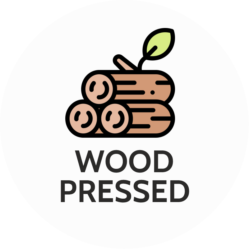 Wood pressed