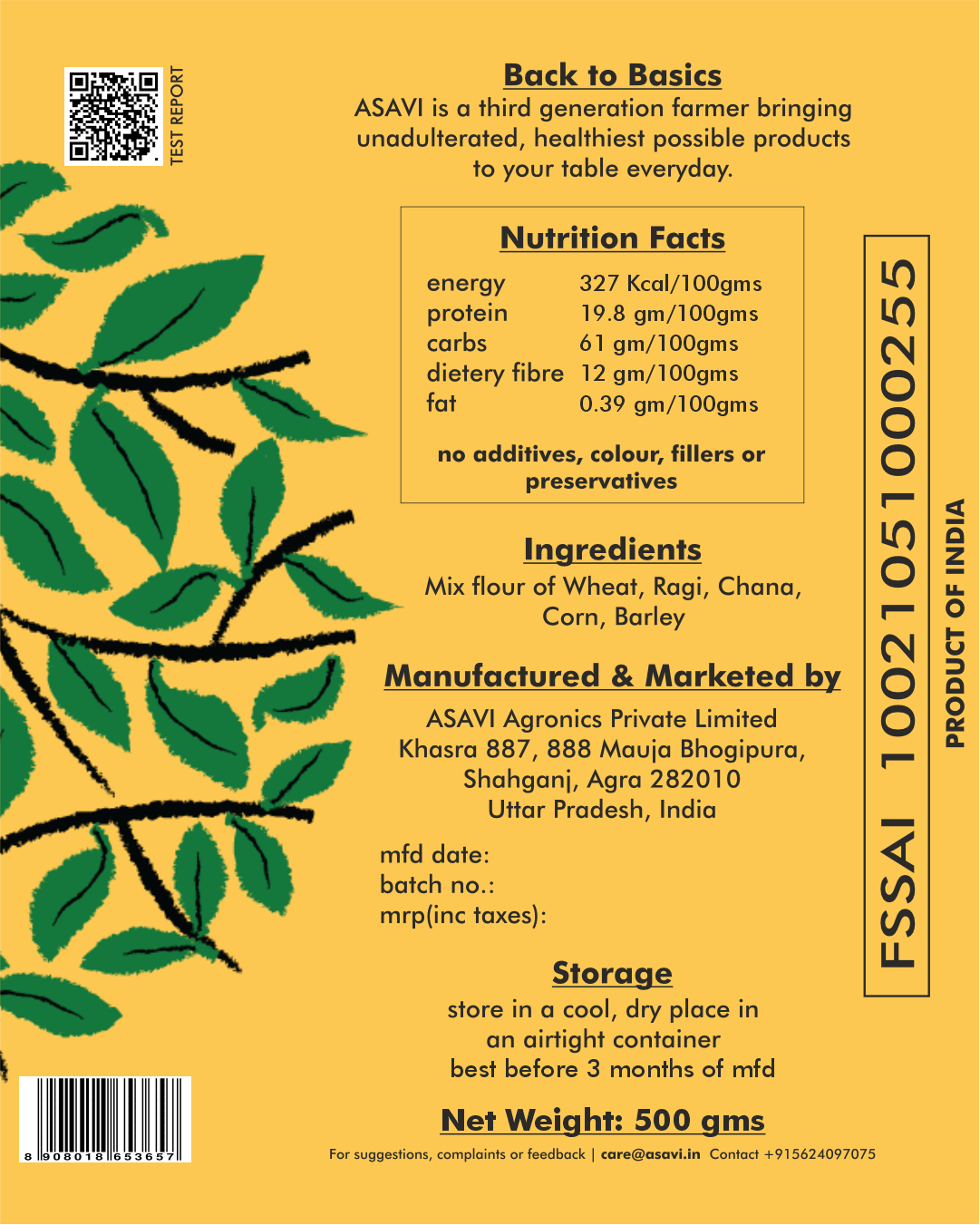 Multi Grain Flour I Health, Taste and Energy- All in One!