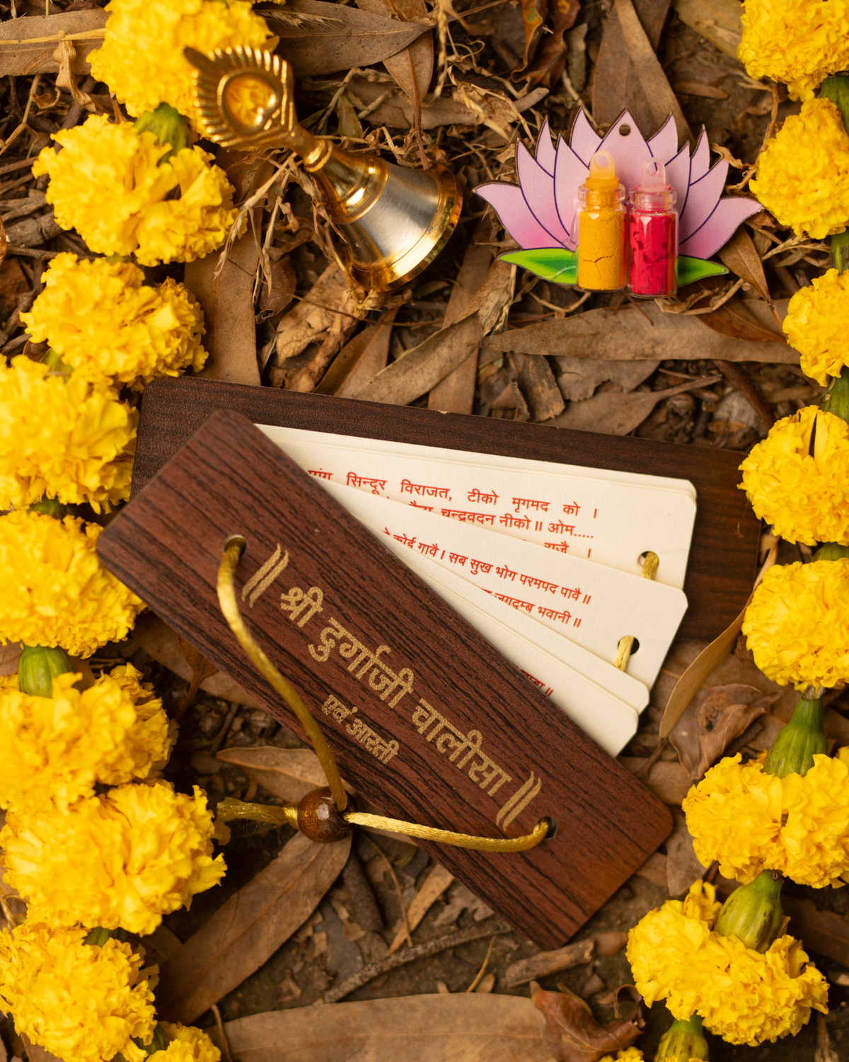 ASAVI® Diwali Gift Box | Herbal Teas | Spices | Durga Arti | Brass Diya | Agra's Petha & Namkeen