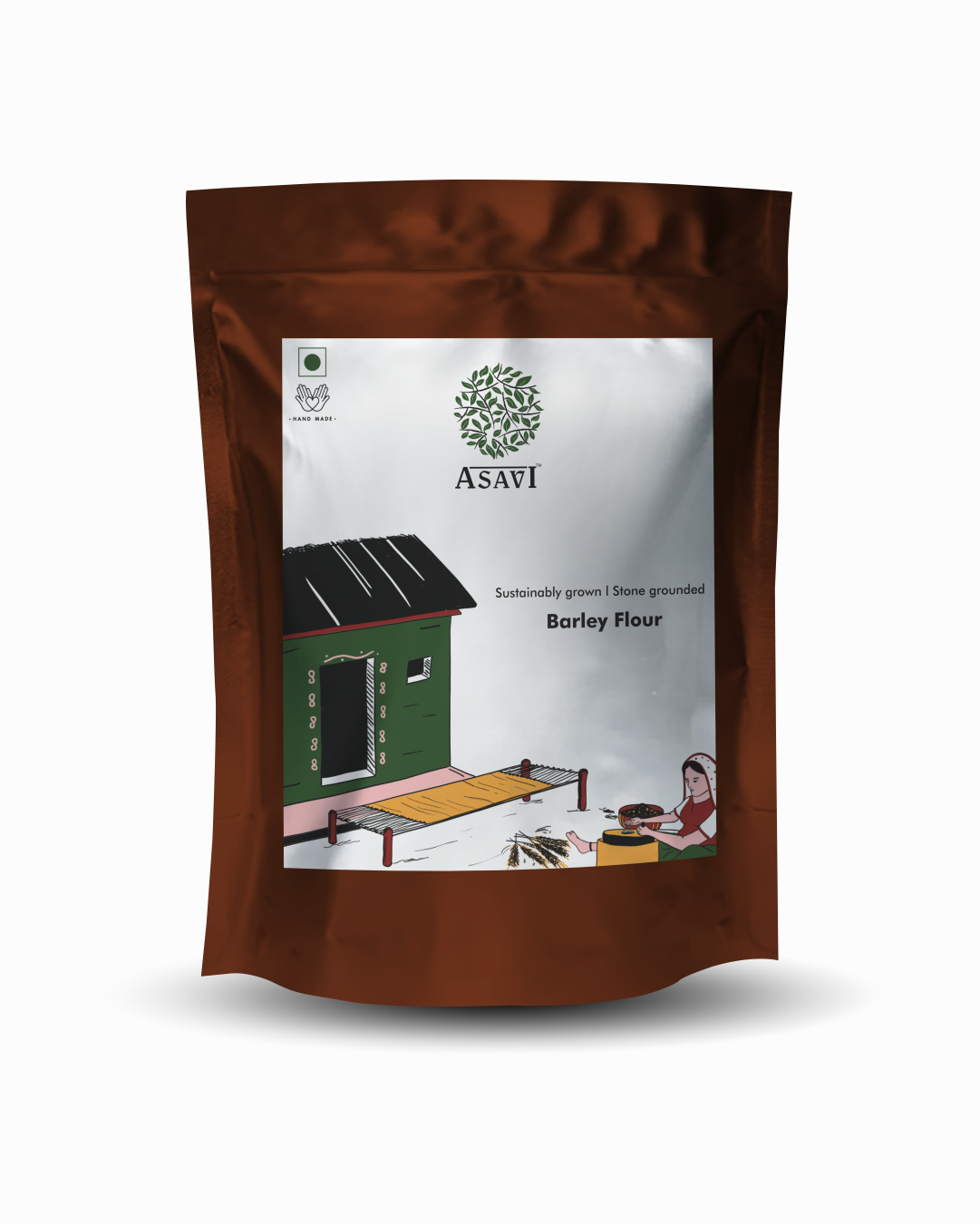 Stone-Crushed Barley Flour (Jau Ka Atta) | Pure, High-Beta-Glucan Wholesome Essential