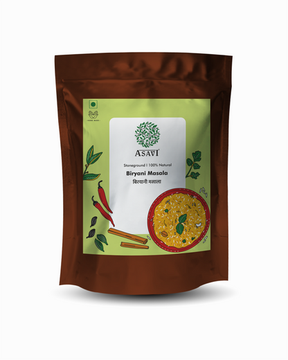 Stone-Crushed Artisan Biryani Masala | Pure, Volatile-Oil Rich Royal Blend | Pack of 1 x 100g