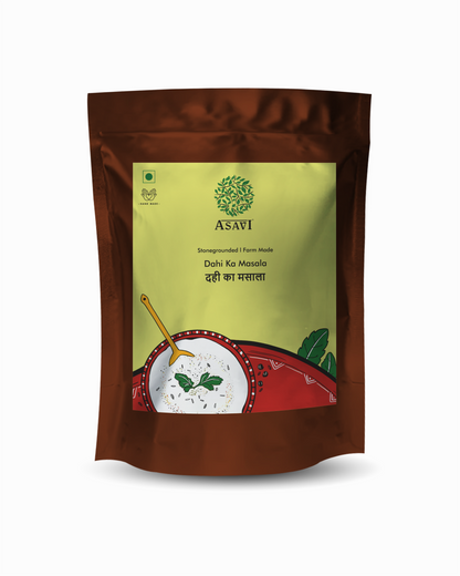 Stone-Crushed Dahi Chaat Masala | Pure, Volatile-Oil Rich Tangy Heritage Blend | Pack of 1 x 100g