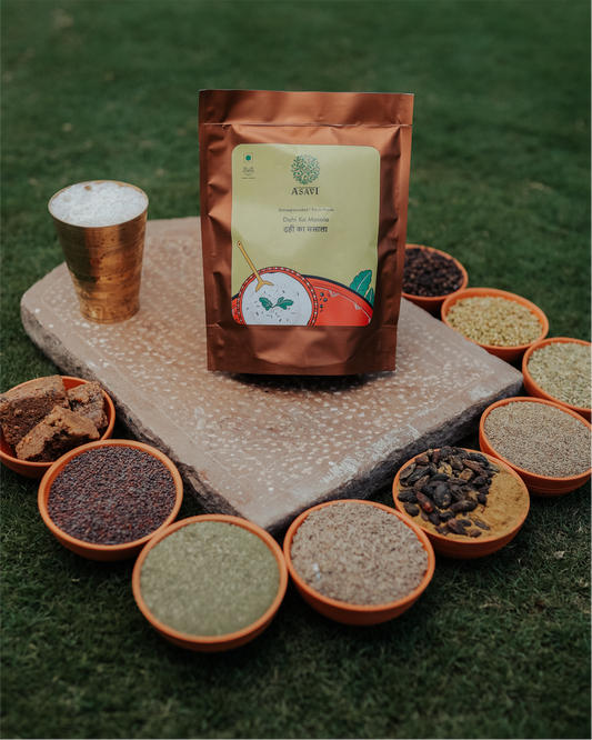 Stone-Crushed Dahi Chaat Masala | Pure, Volatile-Oil Rich Tangy Heritage Blend | Pack of 1 x 100g