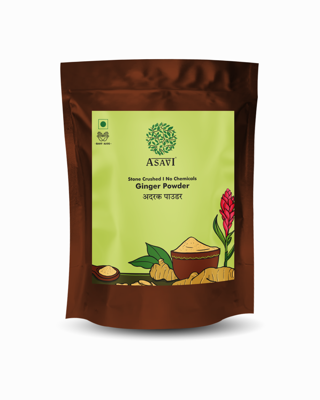 Stone-Crushed Dry Ginger Powder (Sonth) | Pure, Gingerol-Rich Metabolic Rejuvenator | Pack of 1 x 100g