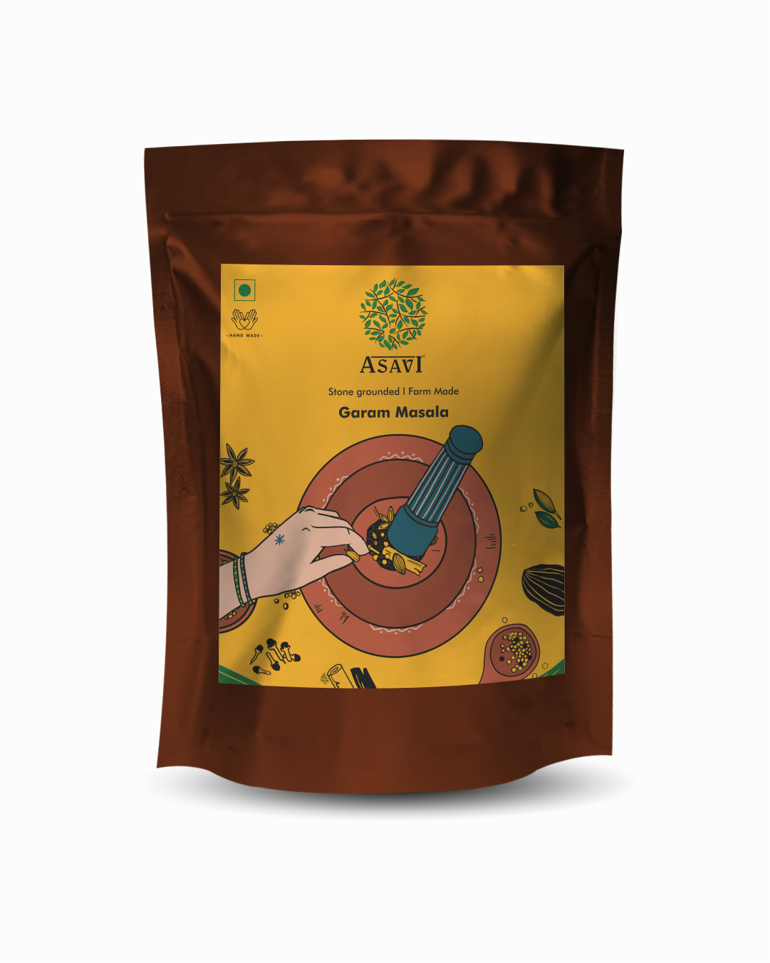 Stone-Crushed Royal Garam Masala | Multi-Layered Whole-Spice Warming Masterpiece | Pack of 1 x 100g