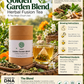 Golden Garden Blend | Oolong & Green Tea with 15 Whole Botanicals | Tulsi, Ginger, Turmeric, Moringa & Cardamom | 15 Tea Bags
