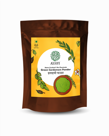 Stone-Crushed Green Cardamom (Chhoti Elaichi) | Pure, Terpinyl-Acetate Rich Exquisite Wellness Catalyst | Pack of 1 x 100g