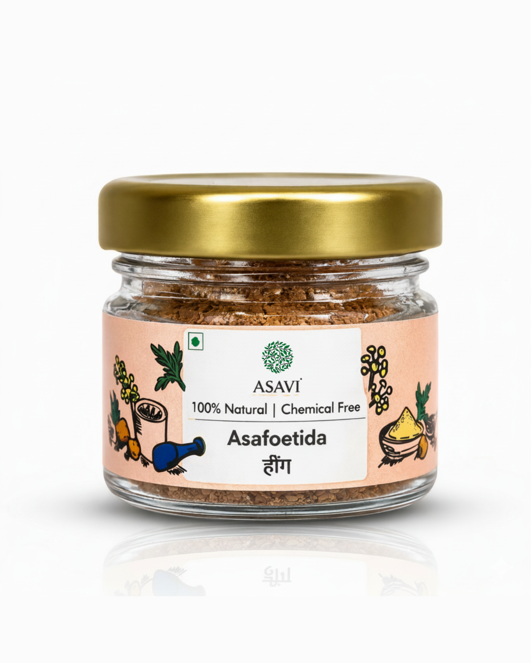 Handcrafted Non-Compounded Hing | Raw, Sulfur-Rich Pristine Resinous Gut Elixir | Pack of 1 x 10g