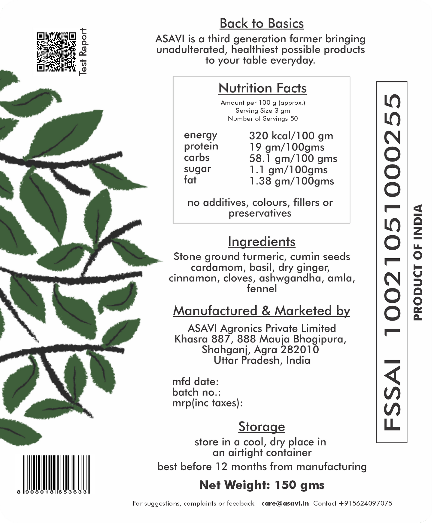 Immunity Booster I Powerful Blend of 100% Natural Spices I Chemicals & Preservatives free I Ayurvedic Formula