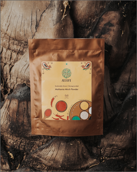 Stone-Crushed Mathania Red Chilli Powder | Pure, Capsaicin-Rich Marwari Heritage Spice | Pack of 1 x 100g