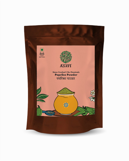Stone-Crushed Green Paprika Powder | Pure, Capsaicin-Mild Tangy Culinary Catalyst | Pack of 1 x 100g