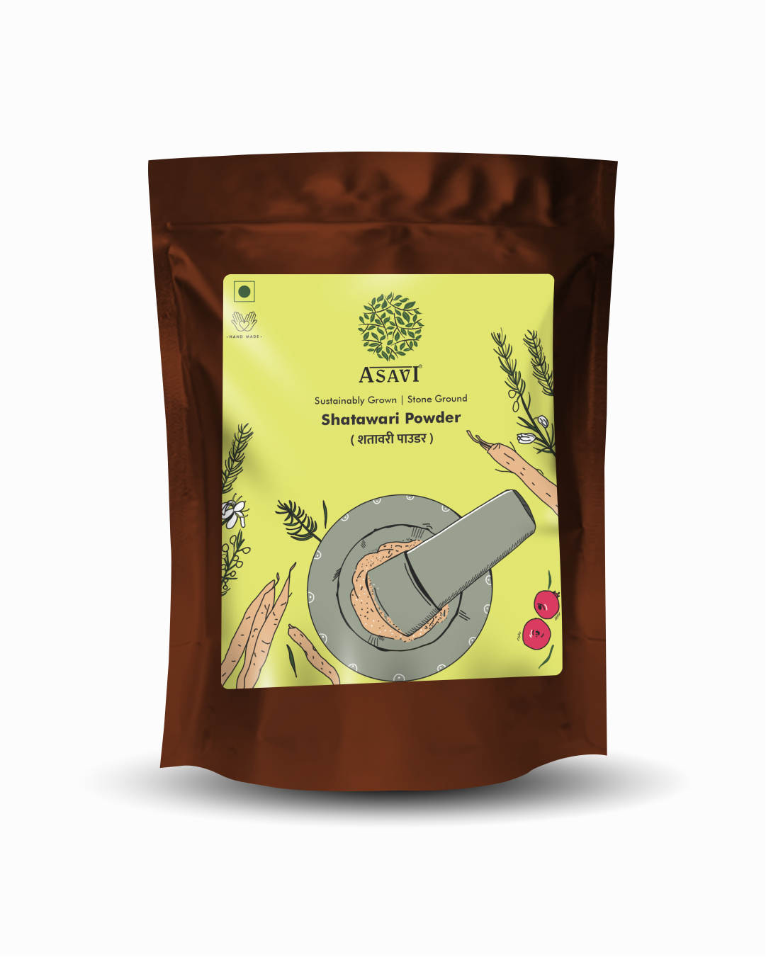 Stone-Crushed Shatawari Powder | Pure, Saponin-Rich Absolute Adaptation & Vitality Tonic | Pack of 1 x 100g