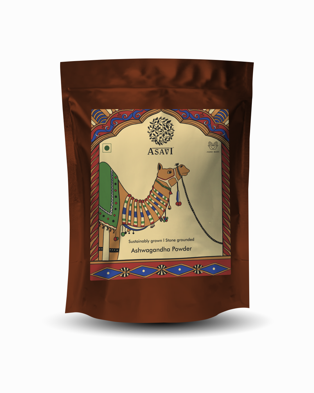 Stone-Crushed Ashwagandha Powder | Pure, High-Withanolide Adaptogenic Essential | Pack of 1 x 100 g