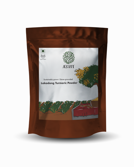 Stone-Crushed Premium Turmeric Powder | High-Curcumin Single-Origin Therapeutic Golden Spice | Pack of 1 x 100g