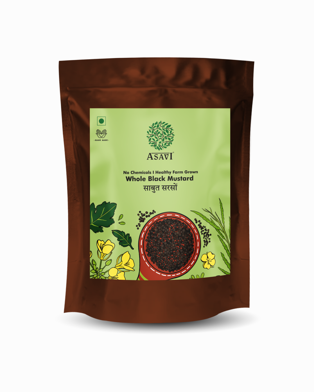 Whole Black Mustard I The Fiery Dynamo Spice I Bold & Premium I Pack of 1 x 100g