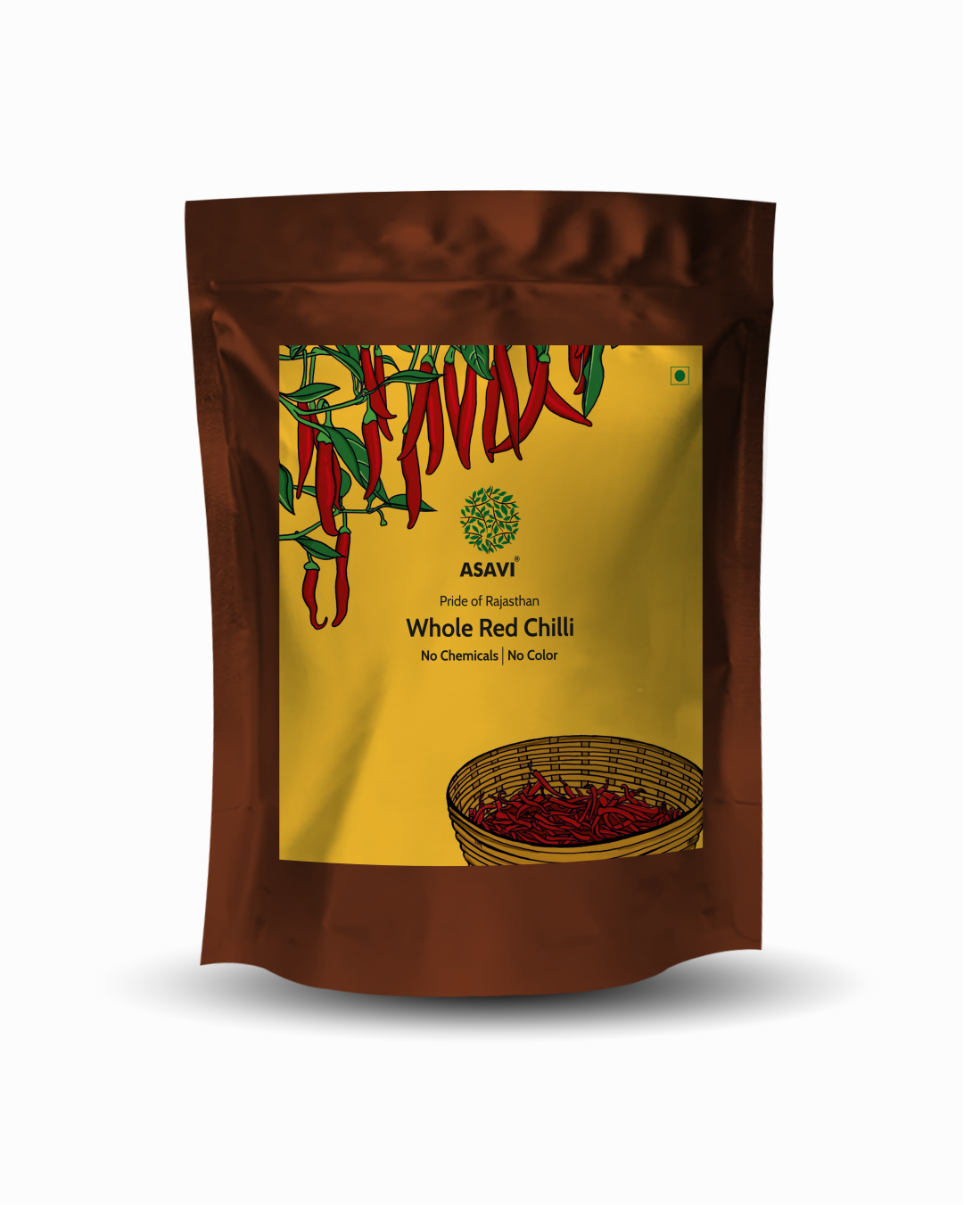 Hand-Picked Whole Red Chilli | Pure, Capsaicin-Rich Single-Origin Vibrant Heritage Spice | Pack of 1 x 100g