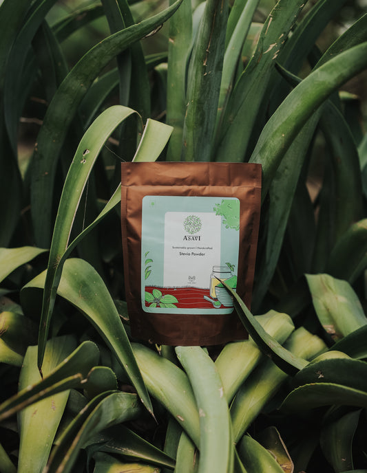 Natural (Green) Stevia Powder I Unrefined Reb-A free