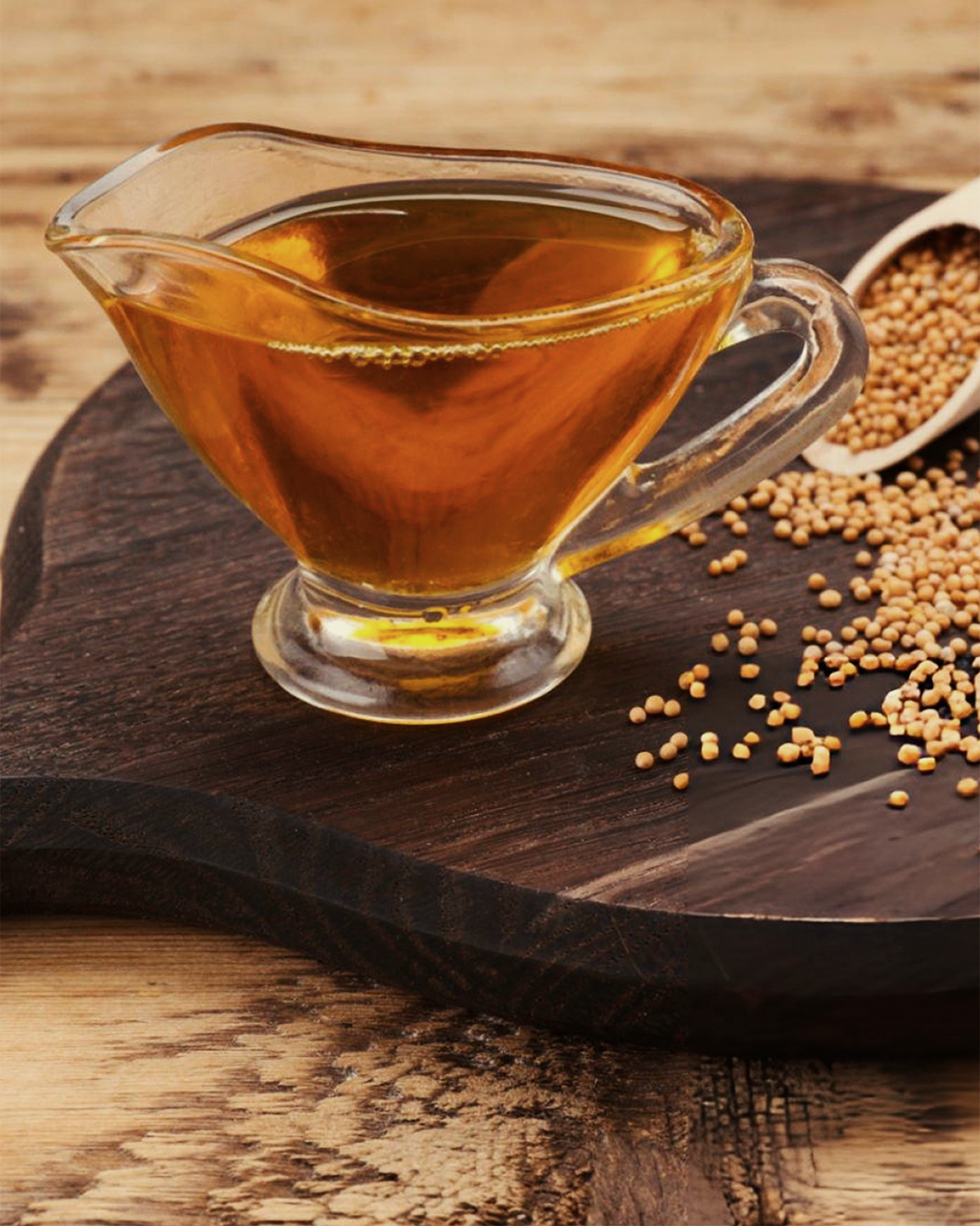 Wood Pressed Yellow Mustard Oil I Single Filtered & High Fiber